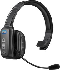 Trucker Wireless Mic Blue Noise Cancelling Headset Earpiece