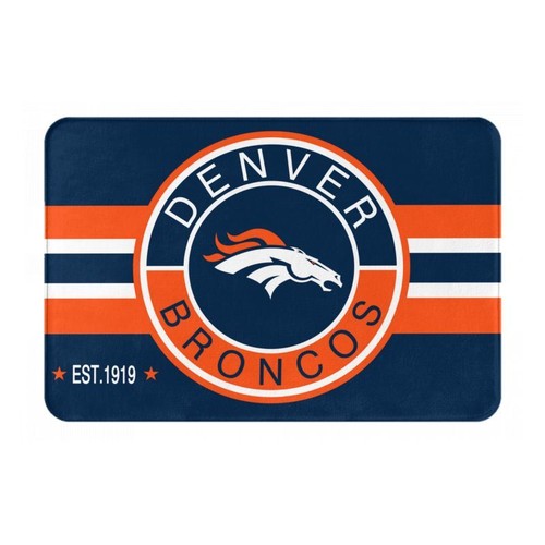 Alfombra Broncos Denver 16x24 pulgadas felpudo alfombrilla antideslizante decoración del hogar - Imagen 5 de 12