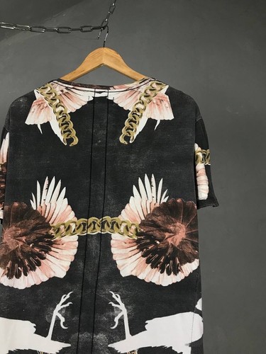 Religion luxury skulls skeleton overprinted tee men l - Picture 11 of 12