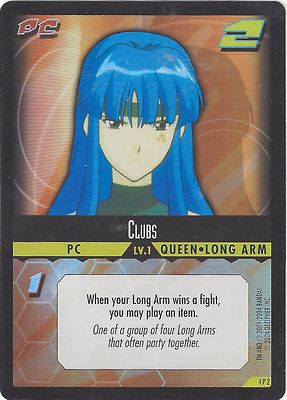 TCG 6 .dot Hack/Enemy Foil Promo Card 4P2 Clubs