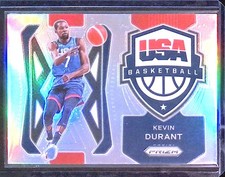 2021-22 Panini Prizm #2 Kevin Durant USA Basketball Prizms Silver