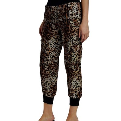 Cinq a Sept Leopard Giles Utility Style Pants Size XL New