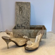 RARE 1960 Frank O. Meyer Co. Kay King Womens High Heel Dress Shoes Gorgeous