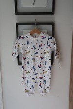 Vintage Sears Good News Baby Footed Sleeper Tool Print Pajamas 6-9M NWT