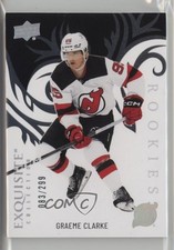 2024 Upper Deck Ice Exquisite Collection Rookies 83/299 Graeme Clarke #R-10 11jd