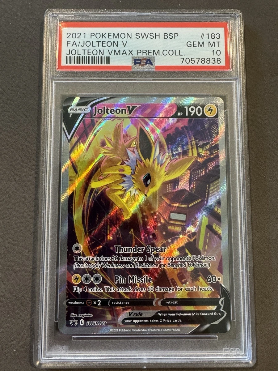 Jolteon Pokémon TCG Professional Sports Authenticator (PSA) Grade