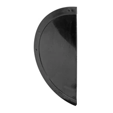 Prime-Line 12801 Black Plastic Screen Door Shield 7 L x 3-1/2 W in.