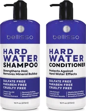 Hard Water Shampoo and Conditioner Set Sulfate Free Hair Care Products