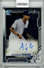 2021 Topps Bowman Chrome Alexander Vargas Autograph