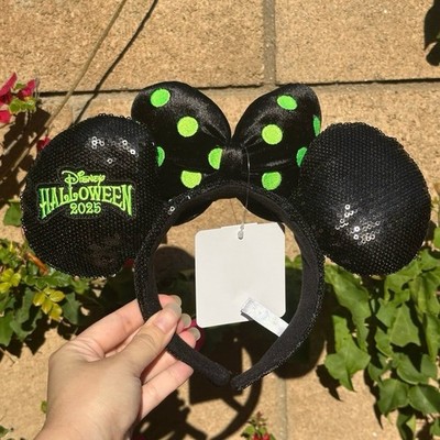 Tokyo Disney Resort Minnie Mouse Disney Halloween Headband Ear 2025 Japan new
