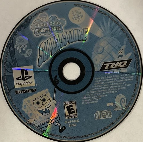 SpongeBob SquarePants: SuperSponge - BL (Sony PS1) DISC ONLY | NO TRACKING. M597