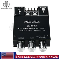 ZK-1002T Bluetooth 5.0 TPA3116 2-Channel 100W*2 Digital Audio Amplifier Module
