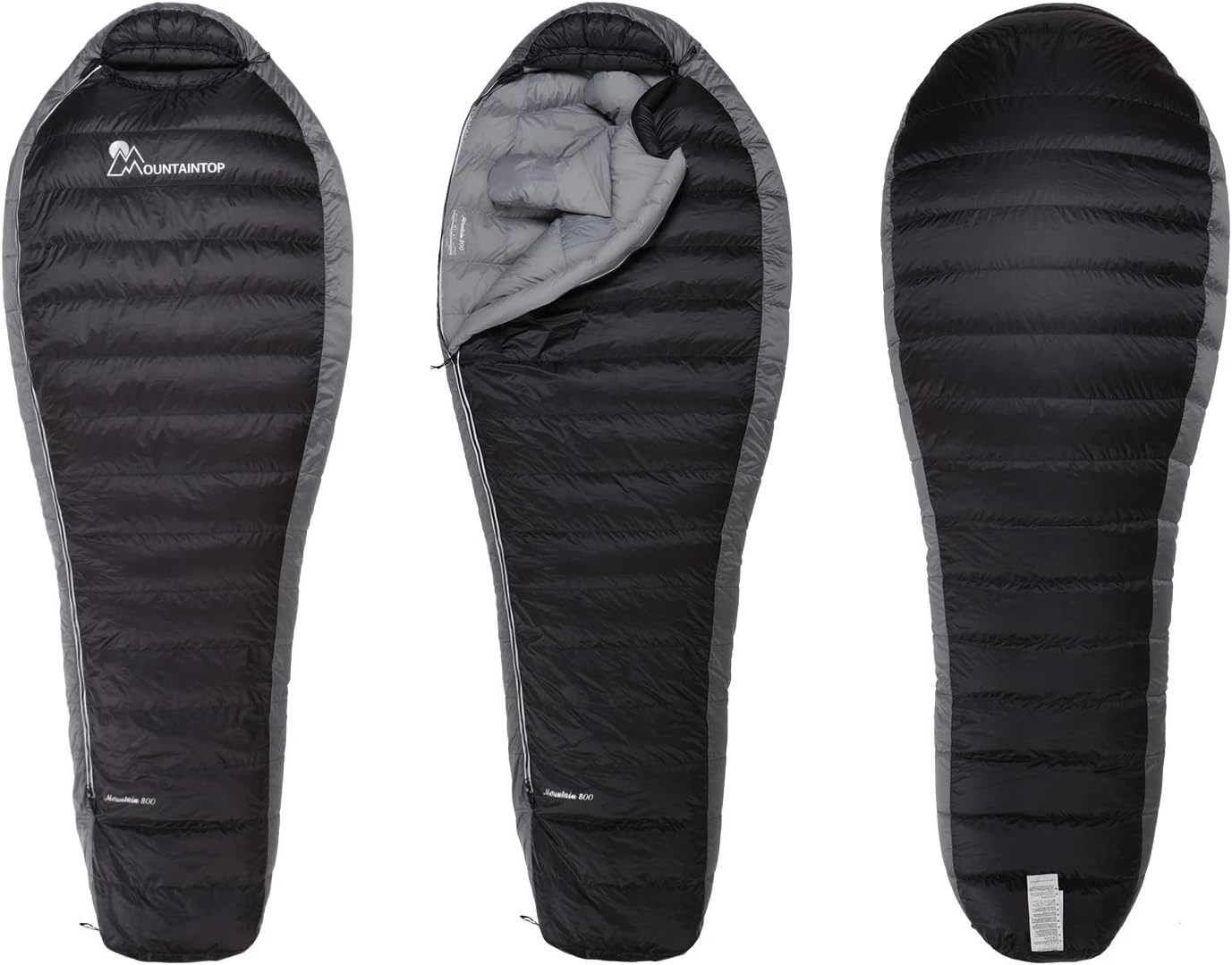 down Sleeping Bag, 15F 650 Fill Power - Ultralight Compact Portable Hiking Campi