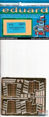 EDU72573 1:72 Eduard PE - IL-2M3 Stormovik Landing Flaps (TAM kit)