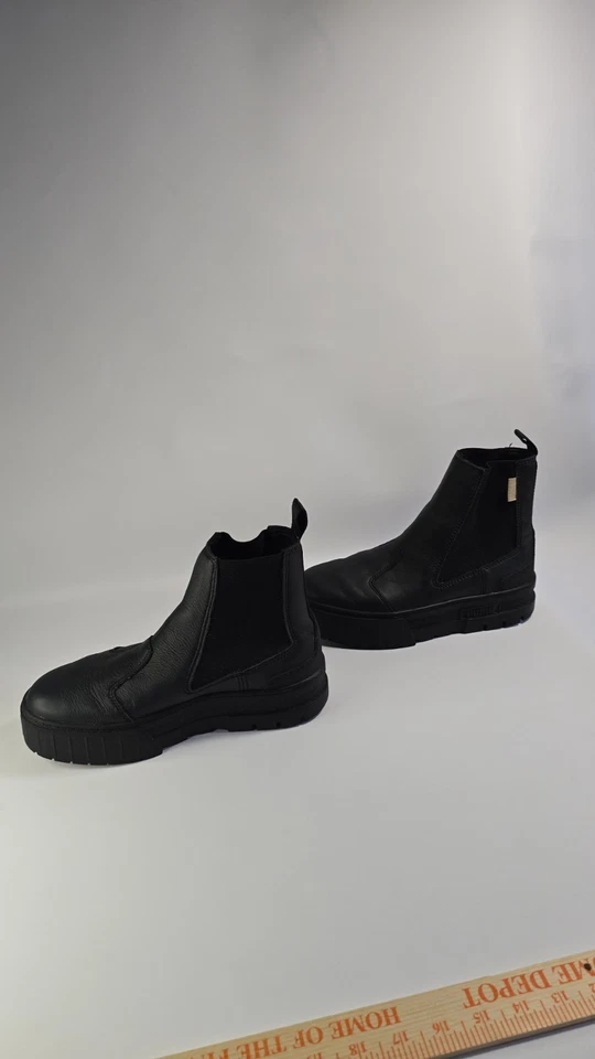 Botas Puma Mayze Chelsea Infuse Tobillo Negro Plataforma Cuero Talla 9 Foto 3 de 4