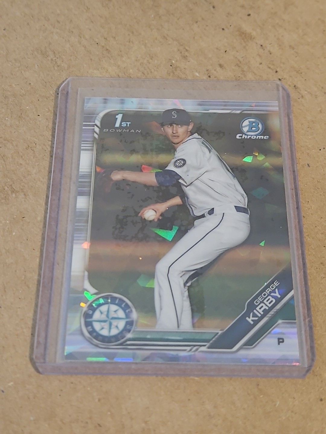 2019 Bowman Chrome Draft Sapphire Edition - George Kirby #BDC-115 (RC)