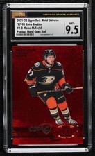 2021 Skybox Metal Universe PMG Red 88/90 Mason McTavish CSG 9.5 Mint Plus 0x5m