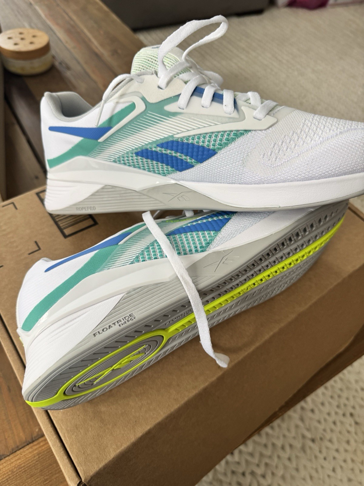 Size 12.5 - Reebok Nano X4 White Sport Green thumbnail 3