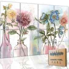 HONORIA 8 Pack Art Acoustic Panels 48X32Inches Sound Absorbing Panels,Self-ad...