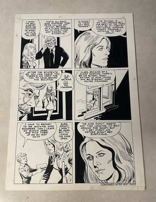 BIONIC WOMAN #5 comic ART 1978 LINDSAY WAGNER JAIME SOMMERS FLOOD WARNING