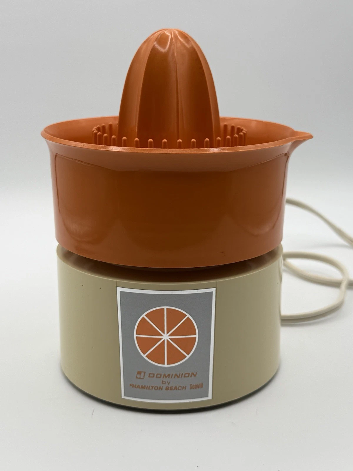 Vintage Dominion Hamilton Beach Electric Citrus Juicer Orange Retro Kitchen