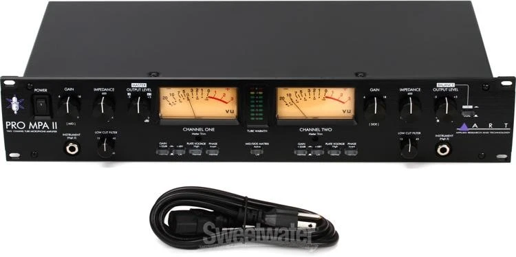 ART Pro MPA II 2-channel Tube Microphone Preamp - Image 3 of 4