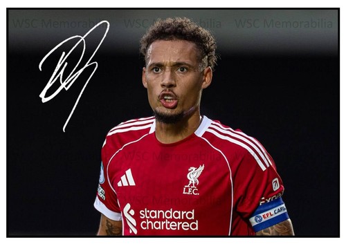 11317. Rhys Williams Signed Pictures (A4 Prints) Liverpool Morecambe Swansea etc
