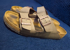Birkenstock Arizona Soft Footbed Men's Brown Leather Sandals US 12 EU 45