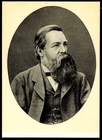 1962 Russian postcard Photo portrait of Friedrich Engels made in 1879