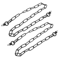 2 Sets Garden Bridge Guardrail Swing Chains for outside Hanging Ornaments