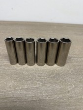 Craftsman 3/8” METRIC Deep Socket Set 6 Piece Sizes 14mm — 19mm 6 Point USA