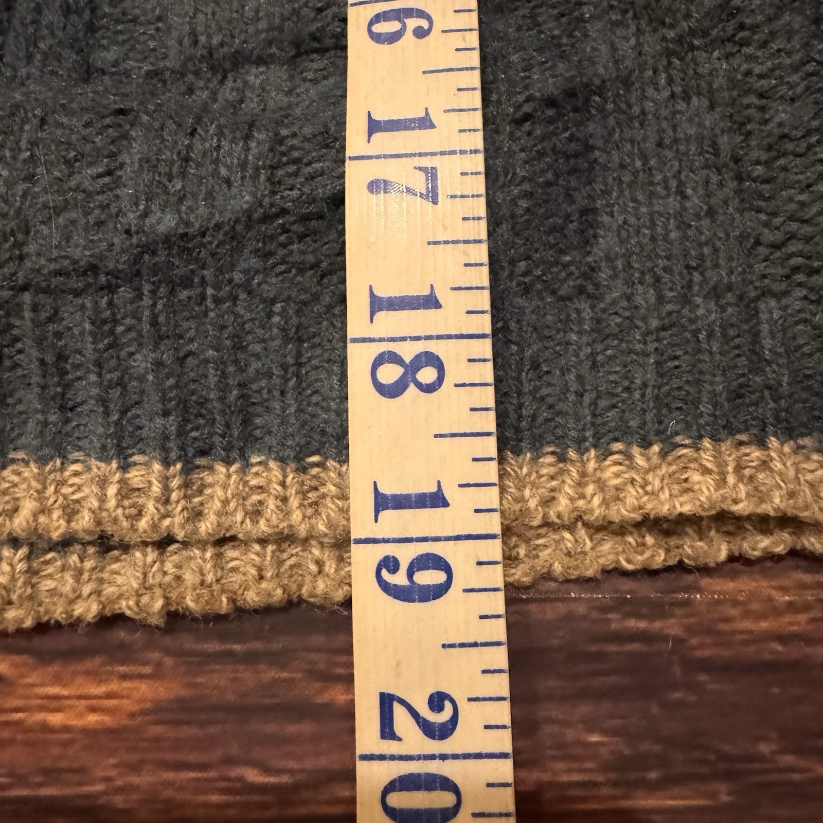 Vintage Lacoste Sport Blue Wool Blend Cropped Jumper Women’s Size 5 Large thumbnail 11