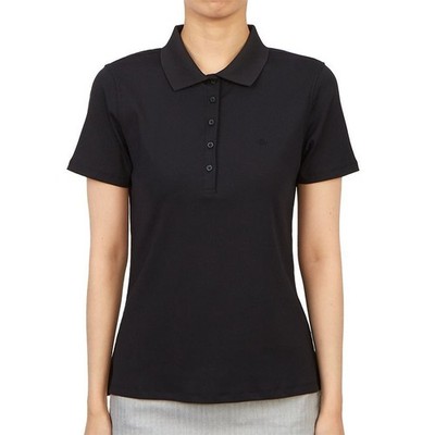 GFORE Golf Damen Kurzarm Poloshirt G4LS23K135 ONYX 55141236