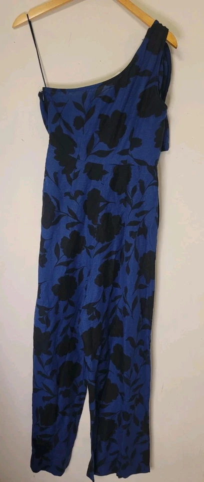 Kate Spade Target Women's Linen Blend One-Shoulder Jumpsuit Size 4 NWT - Image 4 of 4