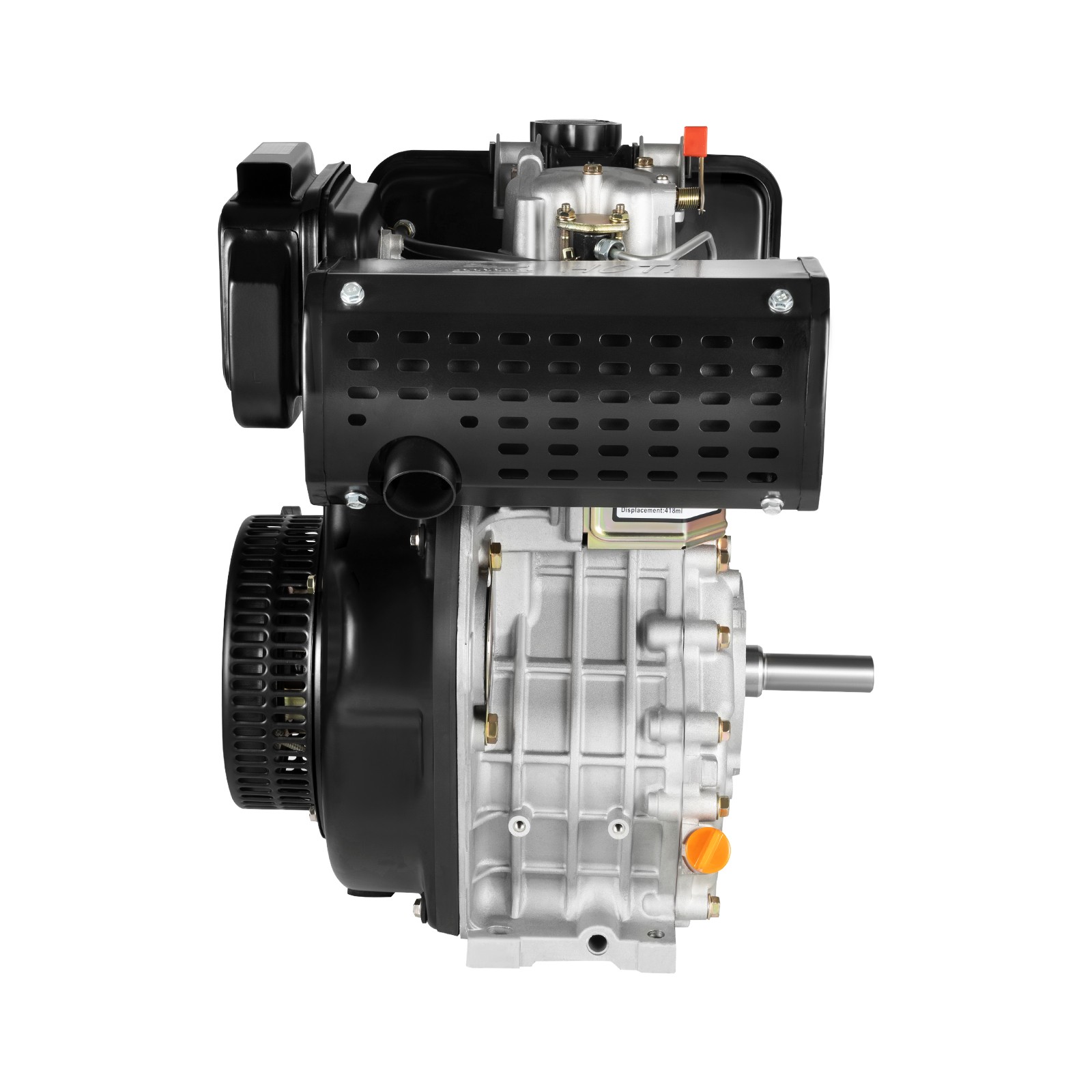 418CC Heavy Duty 10HP 4 Stroke Diesel Engine Single Cylinder 1" Shaft Air-Cooled thumbnail 11