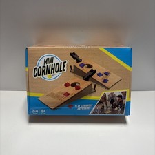 buffalo game puzzle mini cornhole game made out of wood family table game