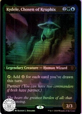 MTG Kydele, Chosen of Kruphix (Etched) (524) | NM Foil | Commander Legends (CMR)