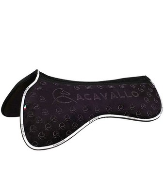 Spacer 3D fabric memory saddle with silicone inserts for grip on saddle Acavallo