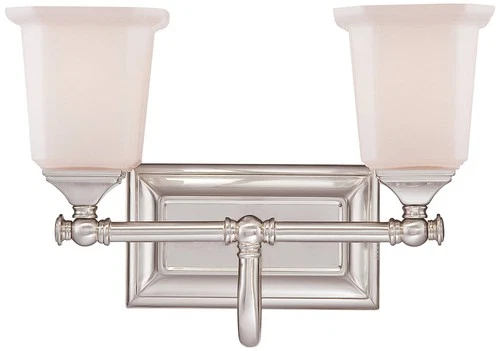 Quoizel Nicholas 10" High Brushed Nickel 2-Light Wall Sconce U4113 - Picture 2 of 2