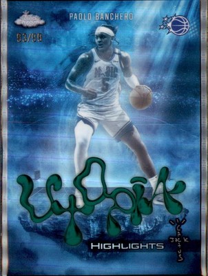 Paolo Banchero 2025-26 Topps Chrome Cactus Jack Utopia Highlights Green /99