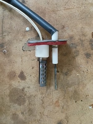 Buderus gb142 igniter replacement and Ionization Electrode Flame Rod Sensor