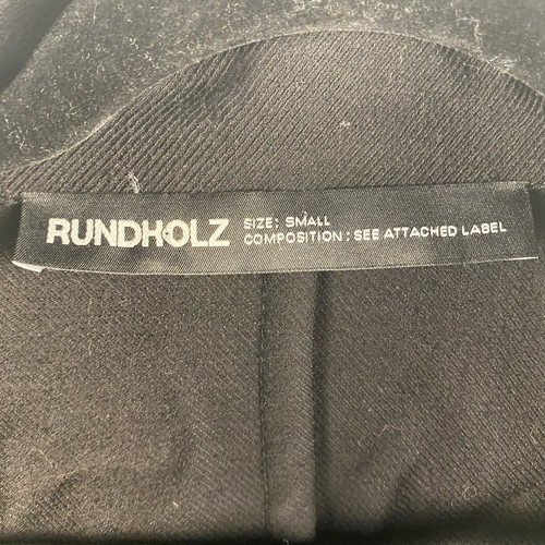 Rundholz Black Wool Fitted Blazer Suit Jacket Single Breasted Size Small - Picture 3 of 8