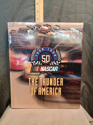 VTG  The Thunder Of America Nascar 1948 To 1998  Hardback Book  Racing Sport Car
