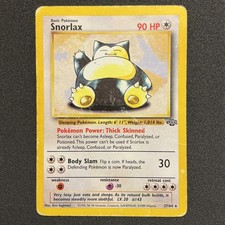 Pokémon TCG - SNORLAX - 27/64 - RARE - UNLIMITED - JUNGLE (1999) - WOTC - HP on eBay