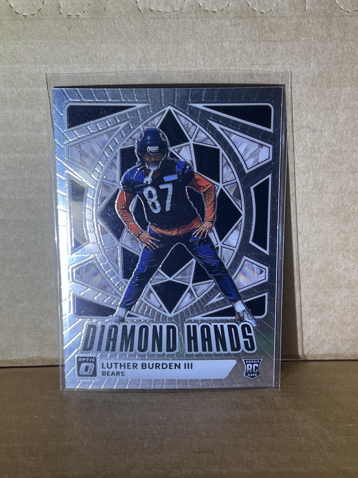 2025 Donruss Optic Luther Burden III #5 Diamond Hands RC Bears