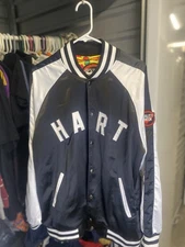 Kevin Hart Reality Check Tour Jacket XL Limited Edition Satin Varsity Black Whit
