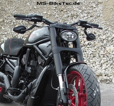 Spiegel ''Drop'' schwarz Harley Davidson V-Rod, Night Rod Special, Muscle
