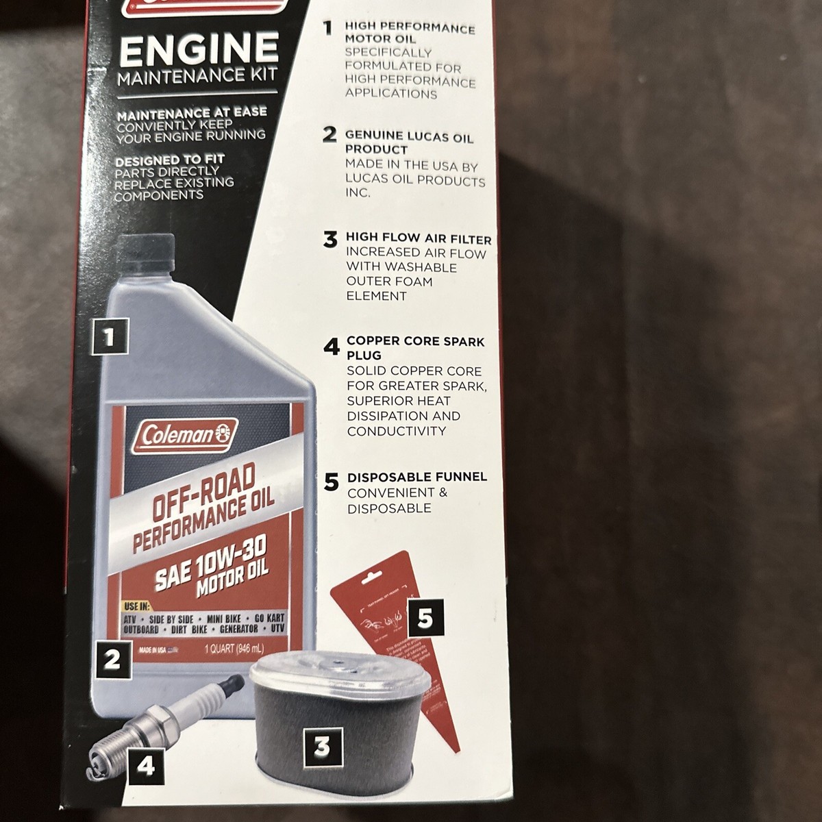 Coleman 3.5-6.5 HP Engine Maintenance Kit Mini Bikes Go Kart 196cc
