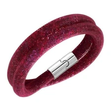 Swarovski Women's Bracelet Stardust Double Wrap, Red, Small 5139748