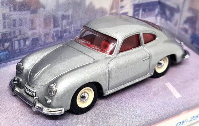 Dinky 1/43 - Porsche 356A Coupe 1958 Silver DY-25 Diecast Scale